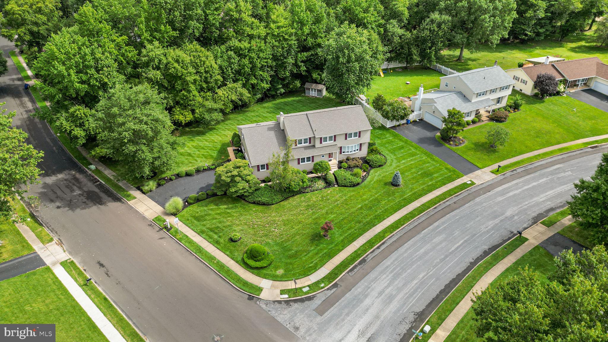 978 Weber Drive Yardley, PA 19067 - Photo 59 of 63 a view of a garden with an outdoor seating