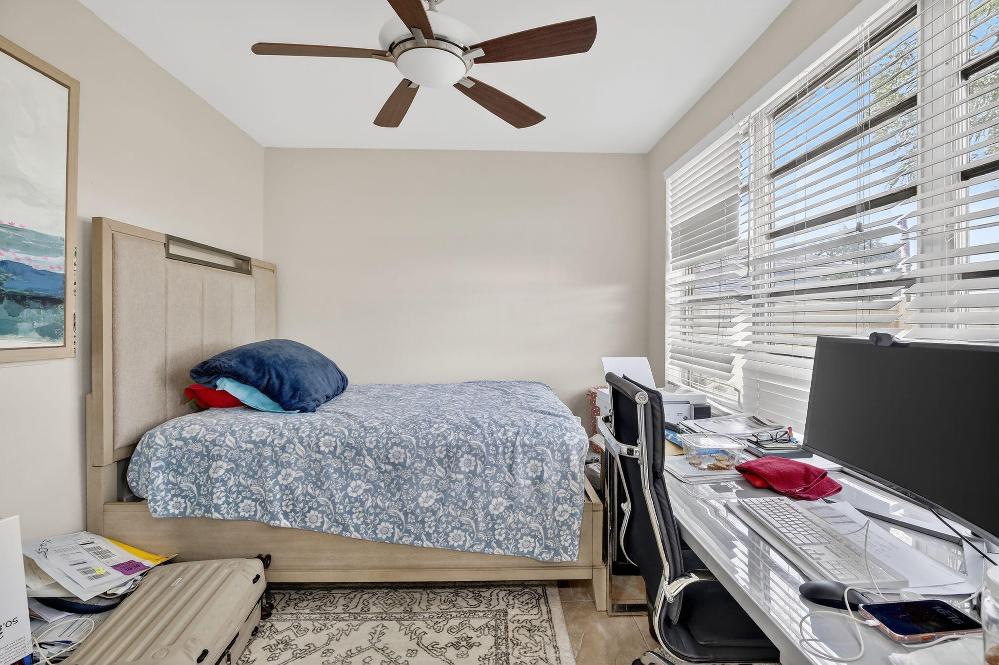 5507 McKinley Street Hollywood, FL 33021 - Photo 24 of 60 a bedroom with a bed and wooden floor