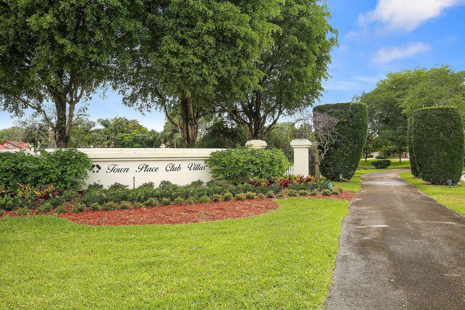 21669 Town Pl Drive Boca Raton, FL 33433 - Photo 41 of 41 LUSHLY LANDSCAPED ENTRANCE