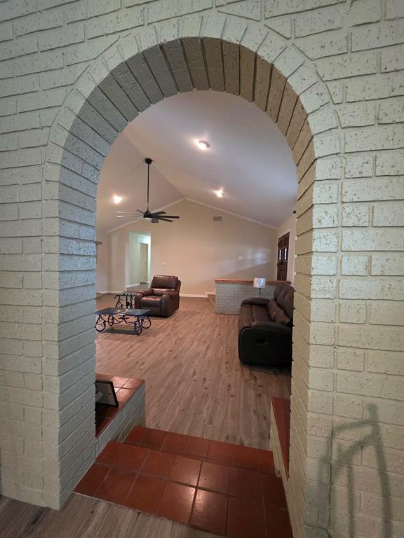 739 Bluebonnet Street Mexia, TX 76667 - Photo 6 of 28 a bathroom with a sink and a large mirror