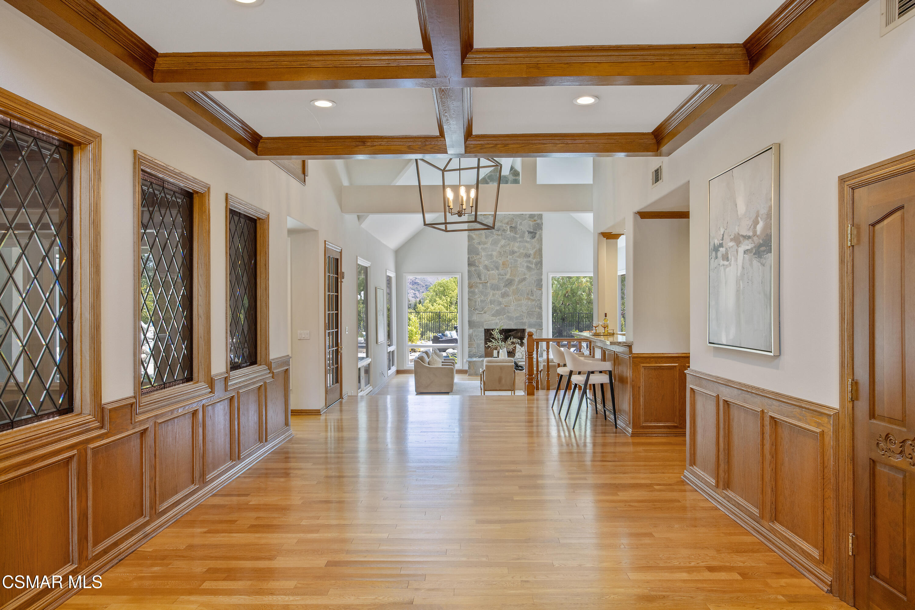3840 Castle View Road Agoura Hills, CA 91301 - Photo 3 of 94 a view of a dining room with furniture window and wooden floor
