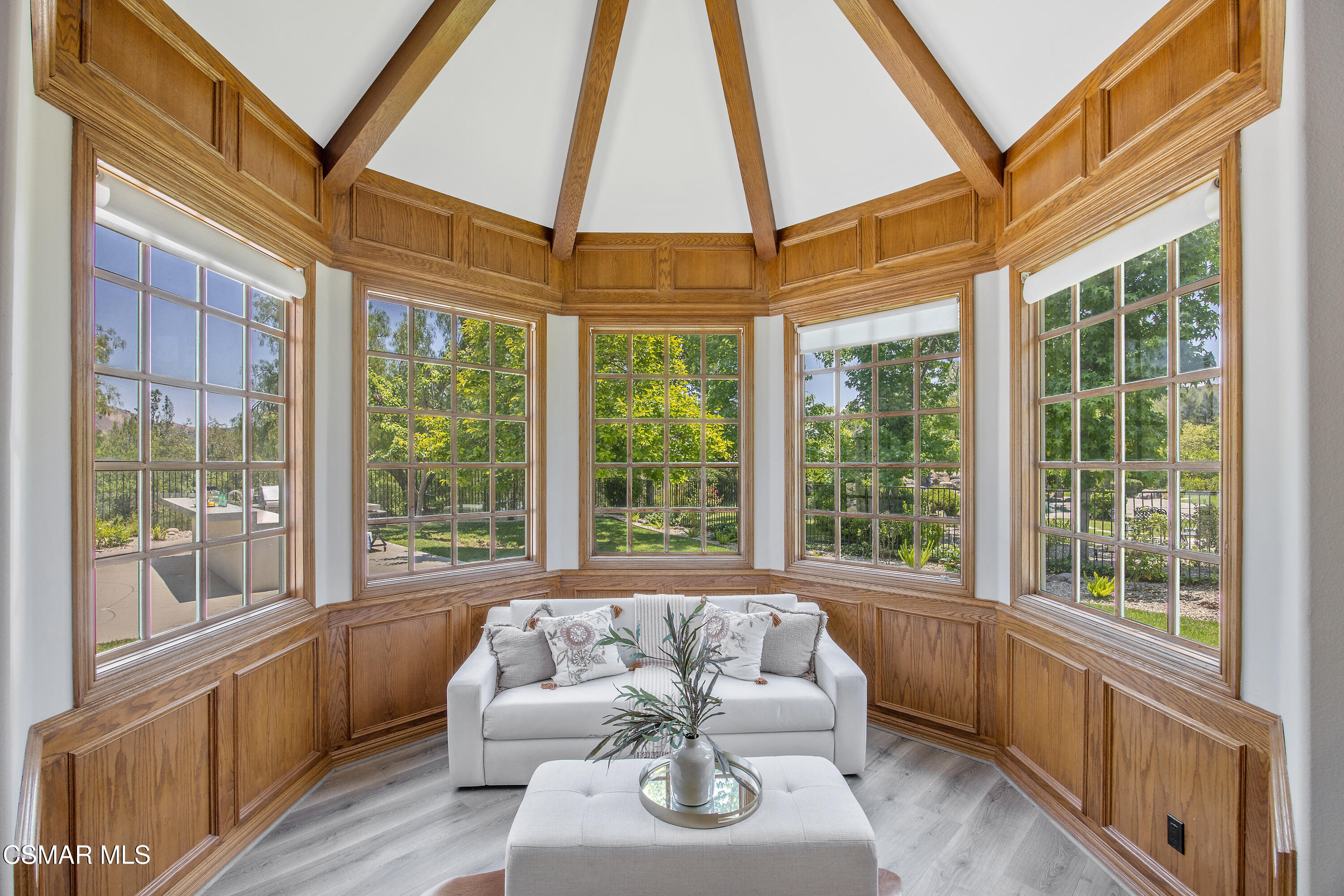 3840 Castle View Road Agoura Hills, CA 91301 - Photo 32 of 94 a living room with furniture and a large window