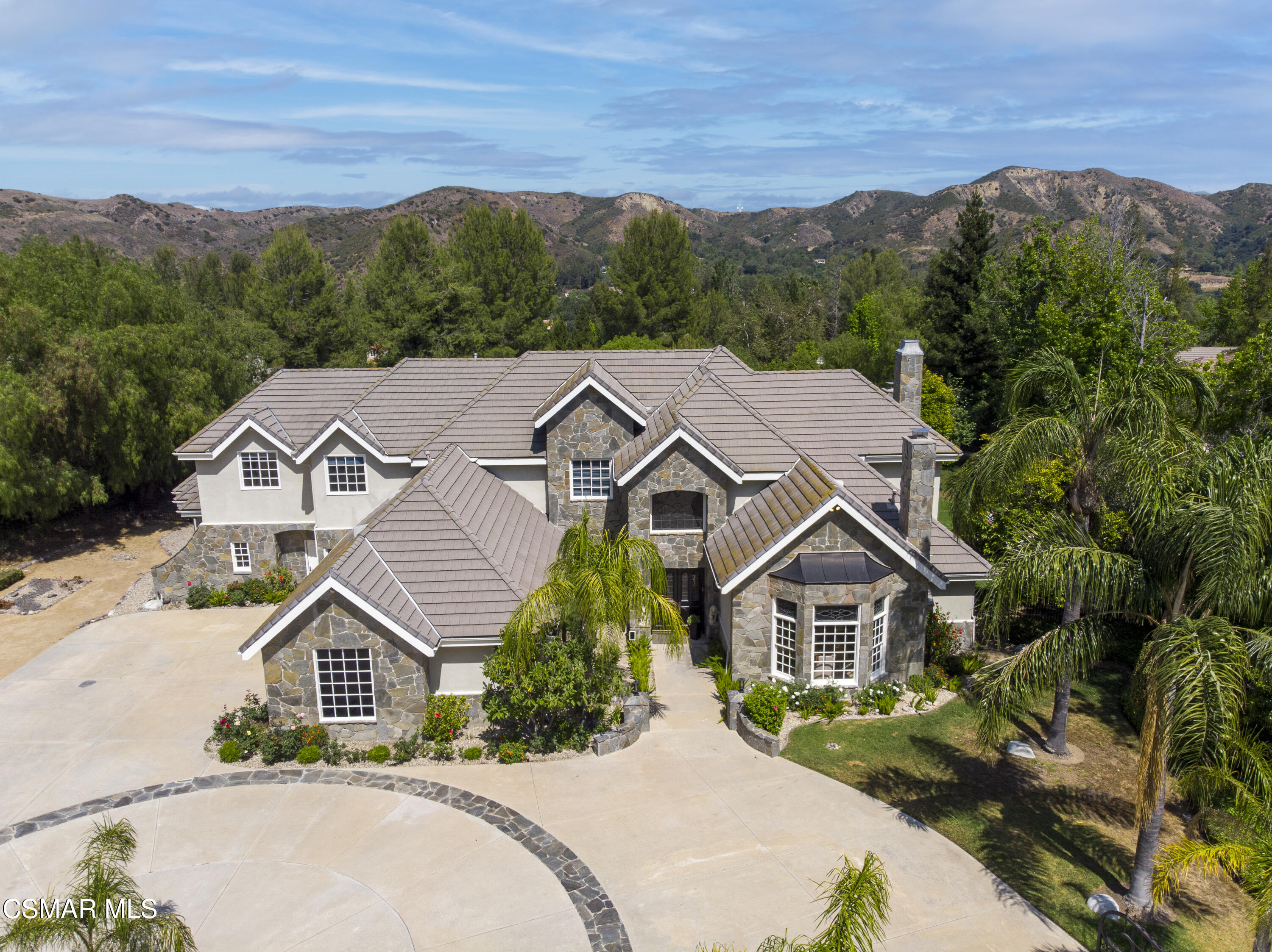 3840 Castle View Road Agoura Hills, CA 91301 - Photo 89 of 94 an aerial view of a house