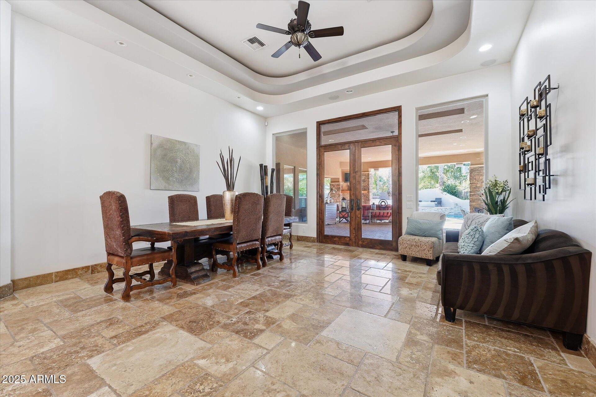 3121 East Bonanza Court Gilbert, AZ 85297 - Photo 15 of 83 a view of a livingroom with furniture window and outside view