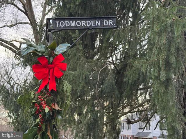 a sign that is on a tree