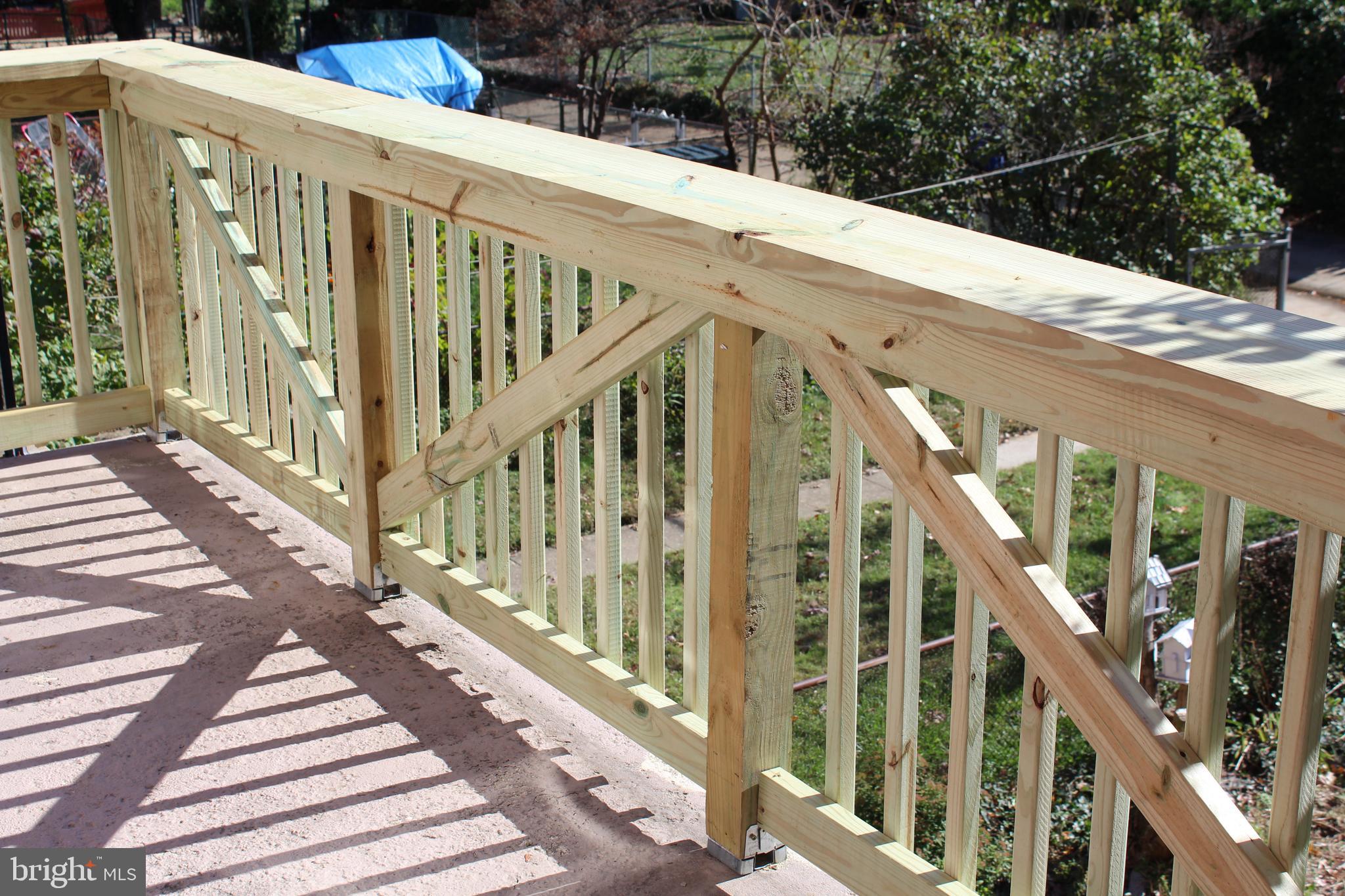 6119 Regent Park Road Baltimore, MD 21228 - Photo 43 of 55 New Rear Porch Railing