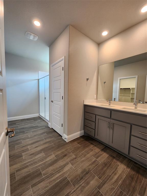 2309 Ruff Road Denton, TX 76205 - Photo 15 of 32 Nice vanity and big shower
