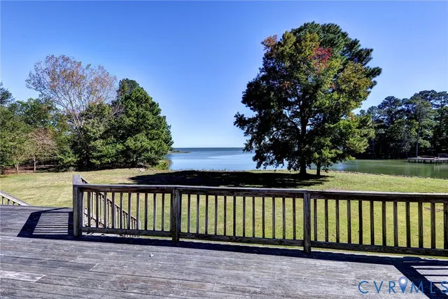 a view of balcony with hardwood floor