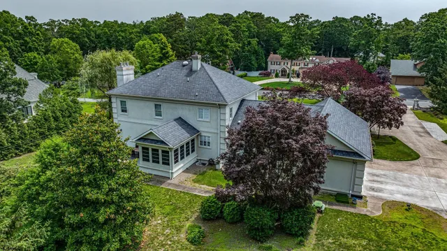 a aerial view of a house