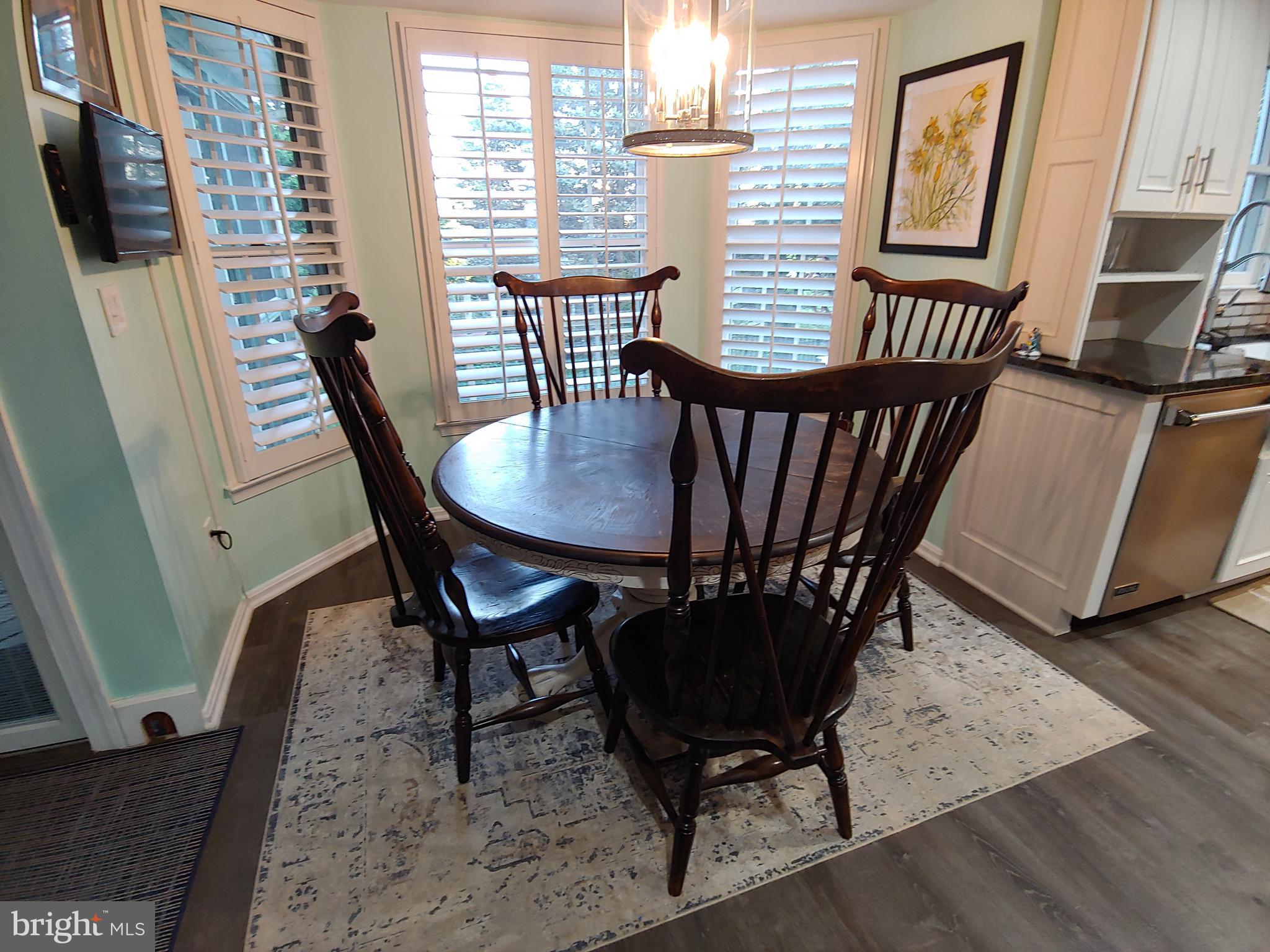 5 Roland Place Bel Air, MD 21014 - Photo 19 of 52 PLANTATION SHUTTERS IN BREAKFAST ROOM