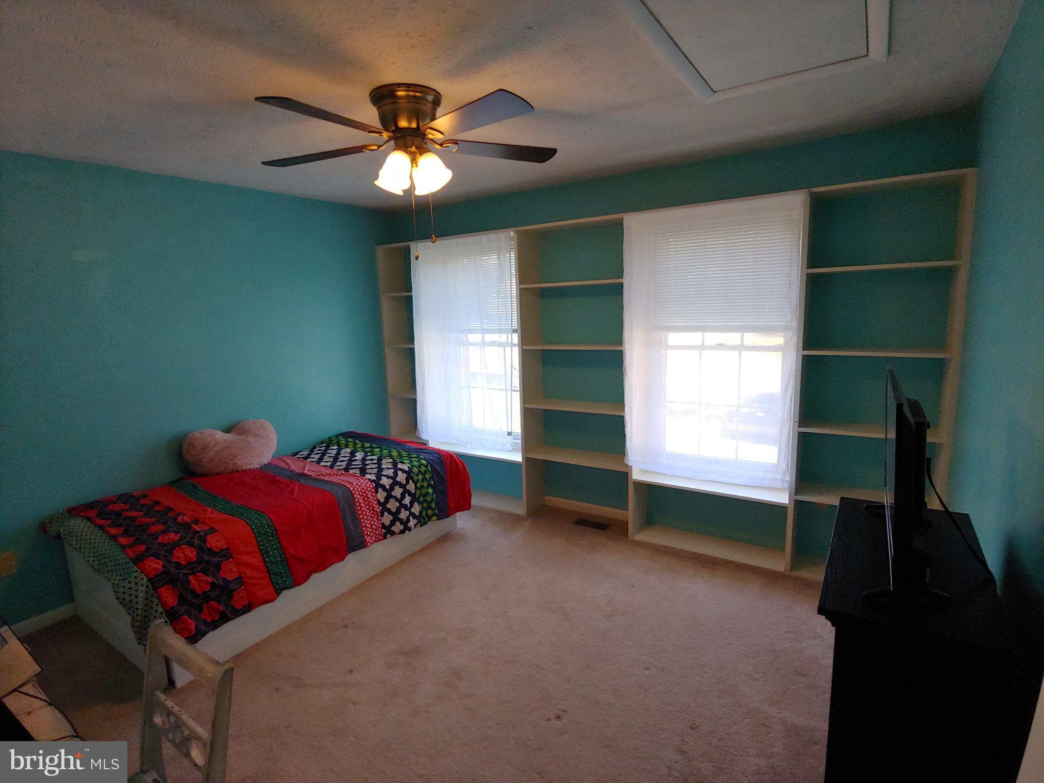 5 Roland Place Bel Air, MD 21014 - Photo 36 of 52 SPACIOUS 3RD BEDROOM WITH BUILT IN SHELVES