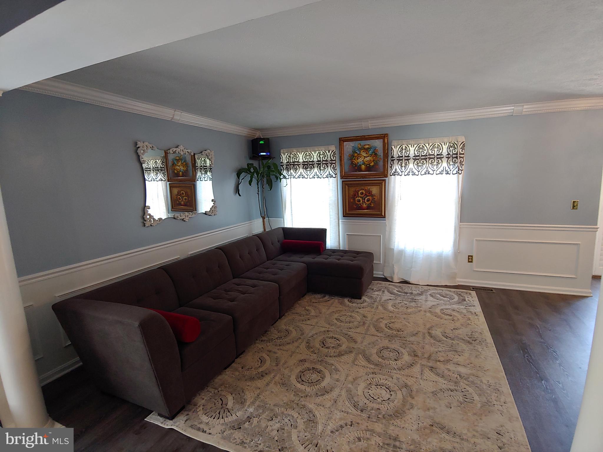 5 Roland Place Bel Air, MD 21014 - Photo 9 of 52 VIEW FROM DINING ROOM INTO LIVING ROOM
