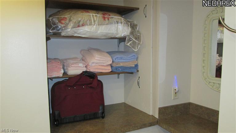 12400 West Sprague Road Cleveland, OH 44130 - Photo 19 of 25 These shelves push back,( see handles on side) and you have 24 x 13 carpleted storage with electricity