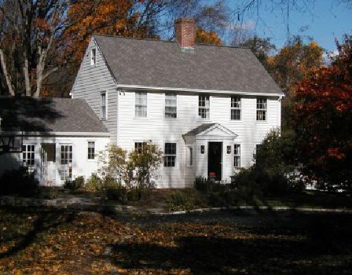 a aerial view of a house