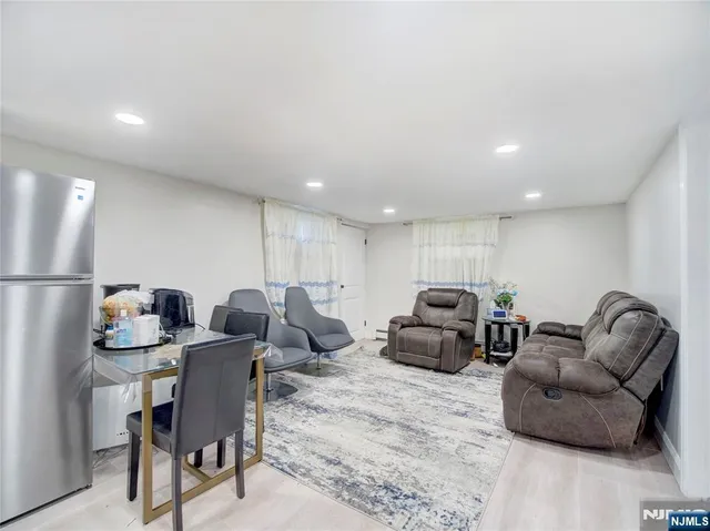 a work room with furniture