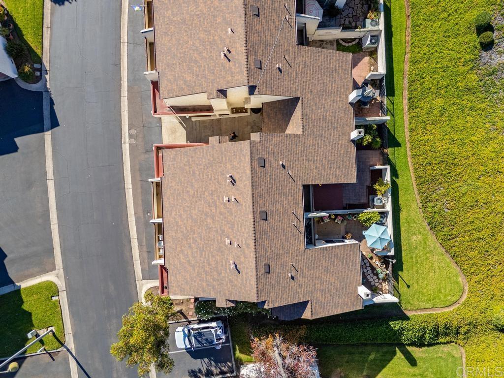 1446 Finch Street El Cajon, CA 92020 - Photo 25 of 35 an aerial view of a house with a yard and a fountain