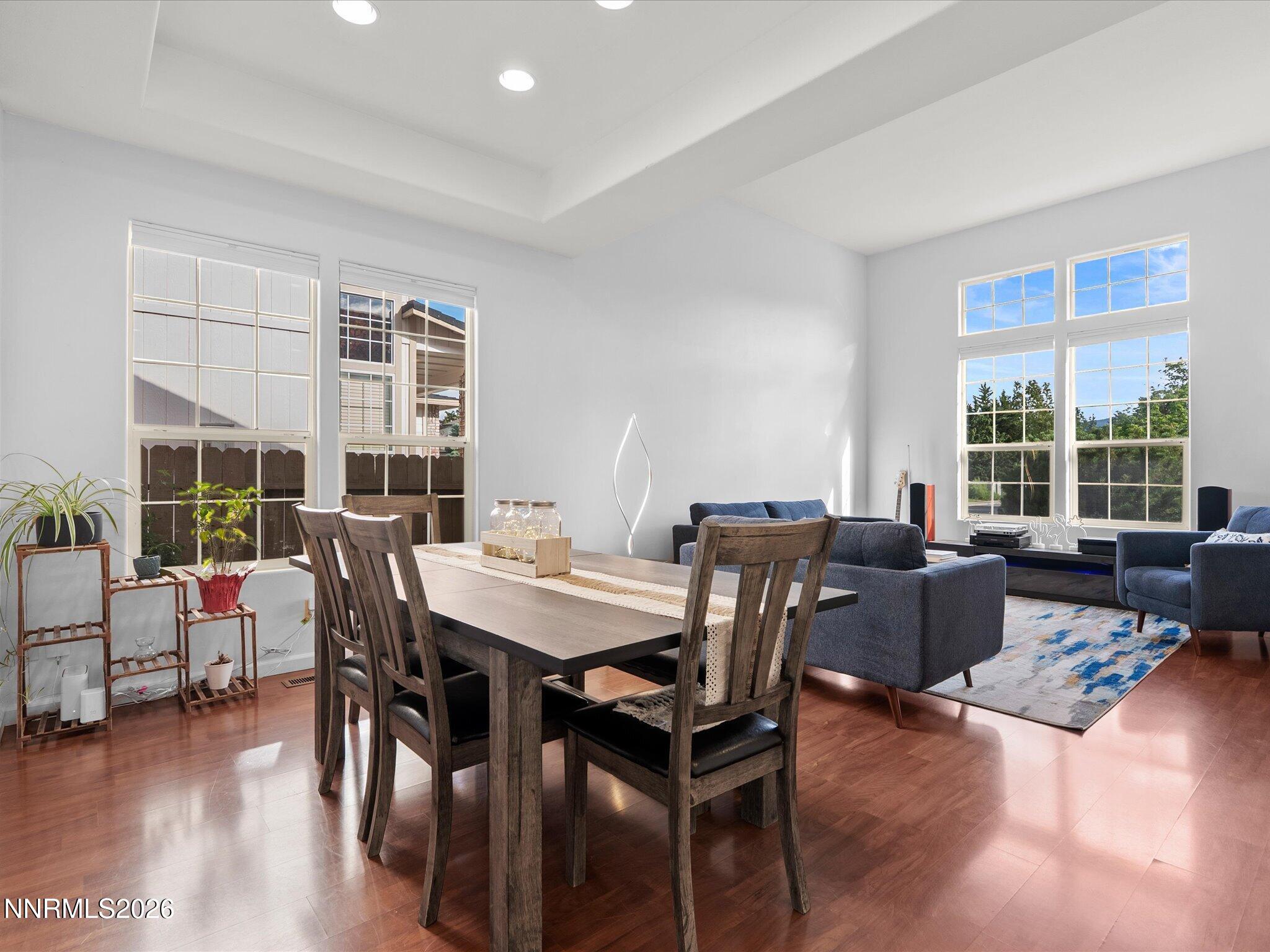 3101 Green River Drive Reno, NV 89503 - Photo 21 of 62 a view of a dining room with furniture window and wooden floor