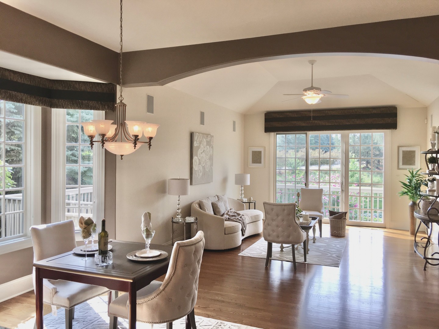 59 Forest Gate Circle Oak Brook, IL 60523 - Photo 13 of 30 a living room with furniture and wooden floor