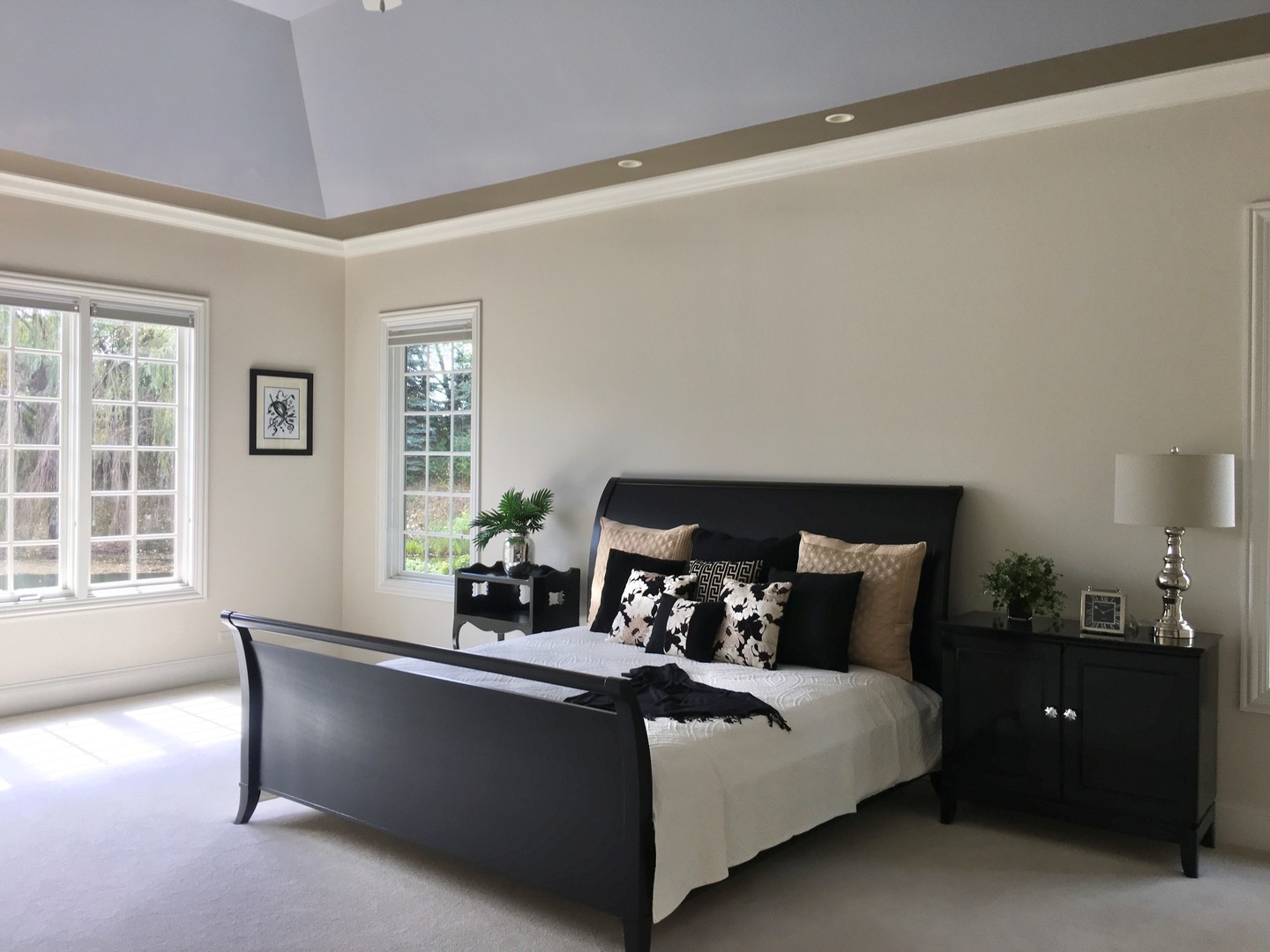 59 Forest Gate Circle Oak Brook, IL 60523 - Photo 18 of 30 a bed room with a bed and windows