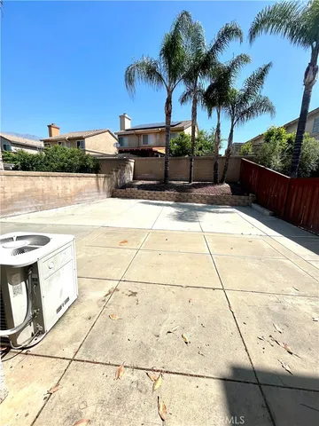 a view of a terrace with outdoor seating