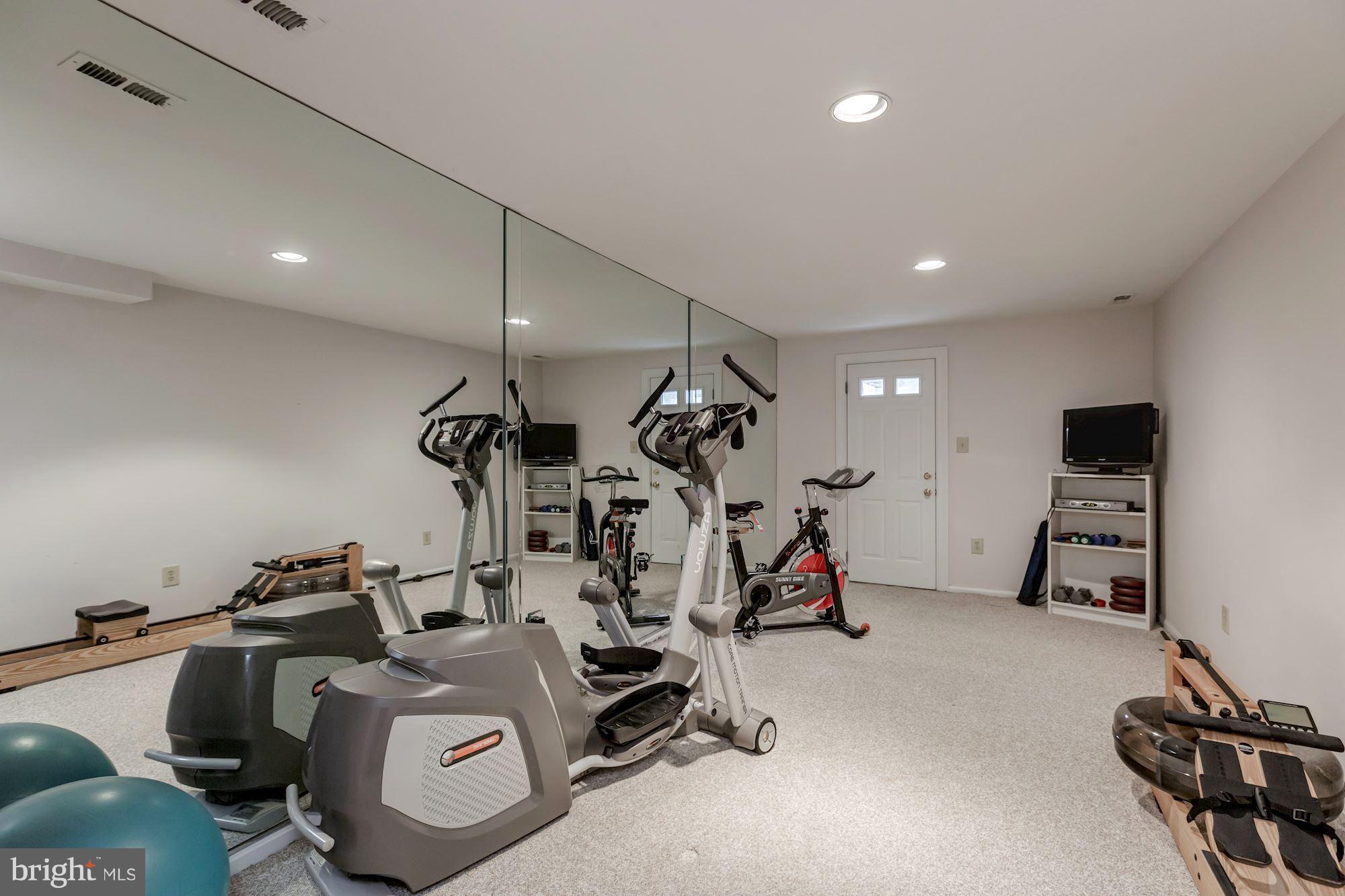 8745 Hickory Bend Trail Potomac, MD 20854 - Photo 25 of 30 a view of a room with gym equipment