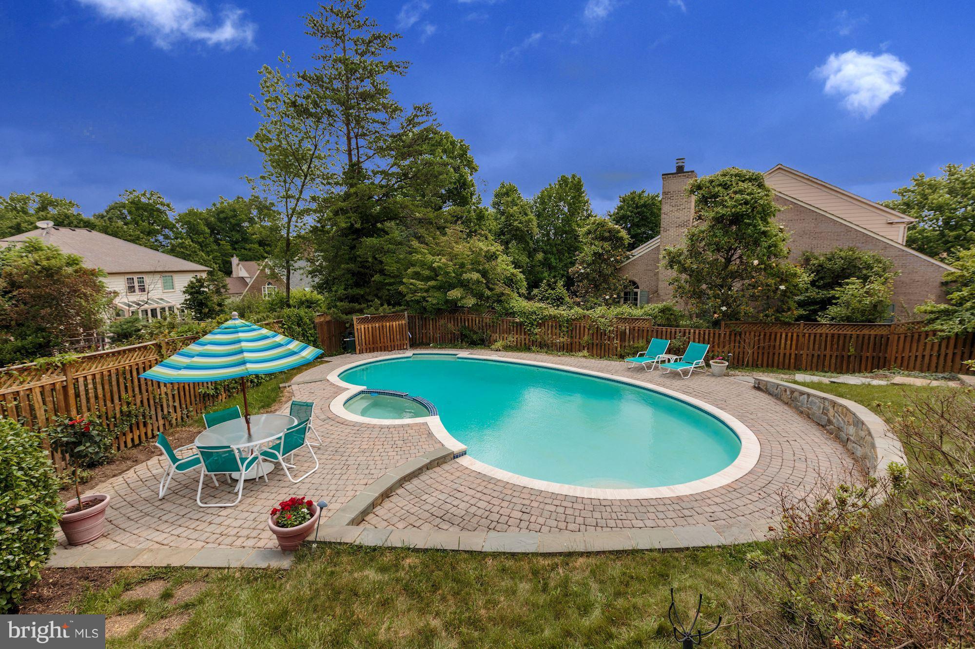 8745 Hickory Bend Trail Potomac, MD 20854 - Photo 28 of 30 a view of a swimming pool with a yard