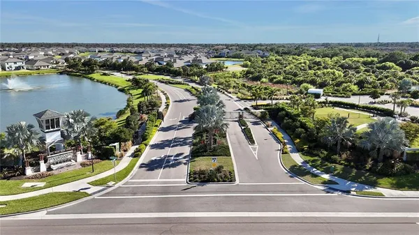 a view of an ocean with boats