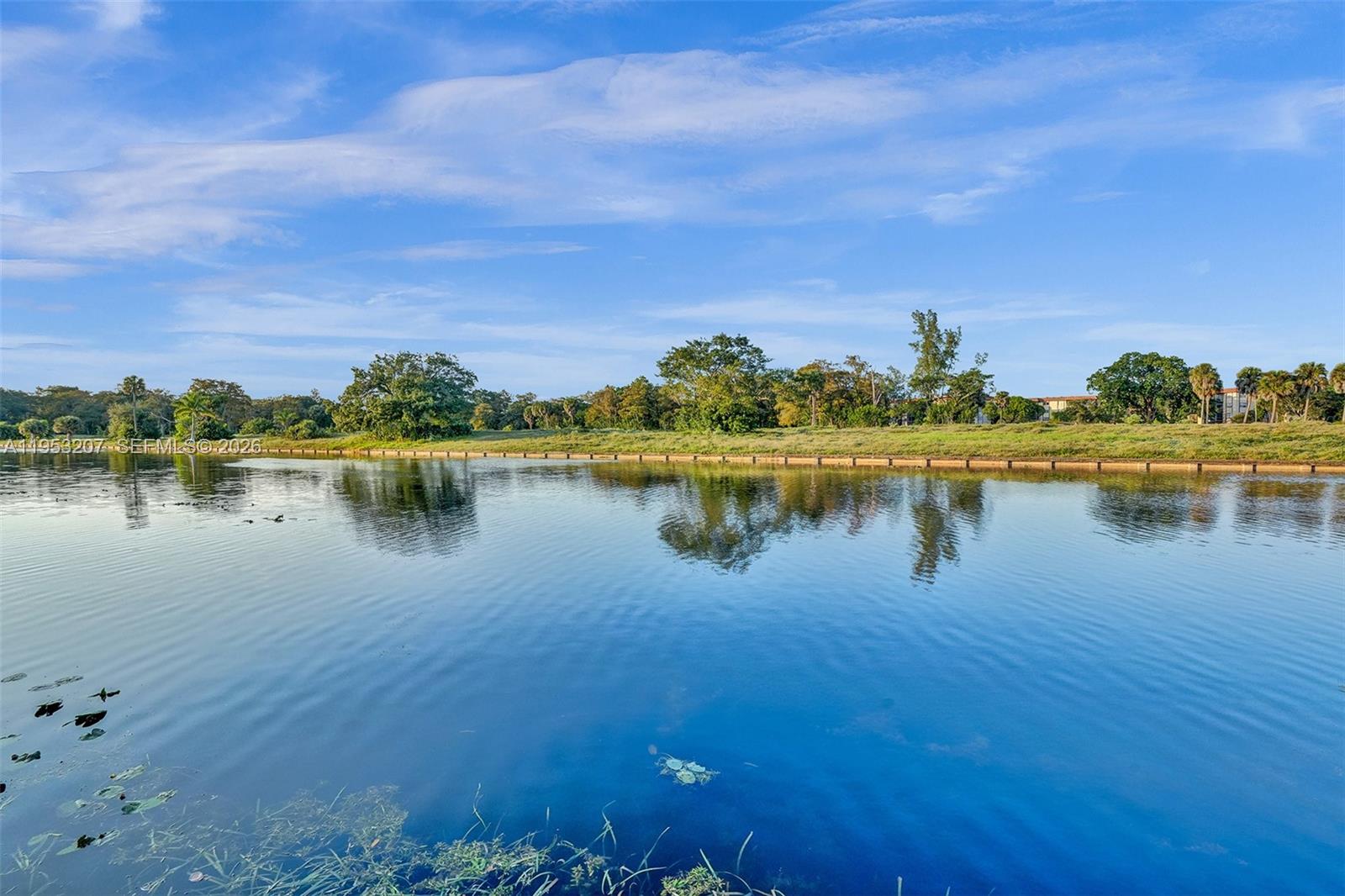 3511 Inverrary Drive, Unit 107 Lauderhill, FL 33319 - Photo 46 of 47 a view of a lake with houses in the back