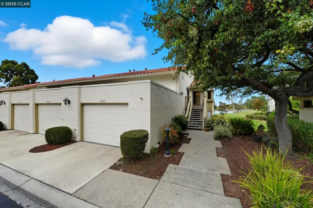 a view of a back yard of the house