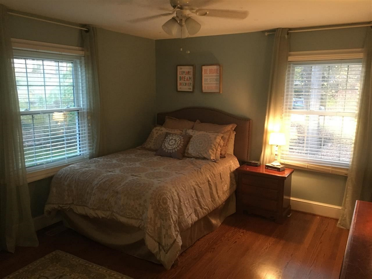 1101 Ivy Lane Raleigh, NC 27609 - Photo 16 of 25 Spacious bedroom 2 also has hardwoods