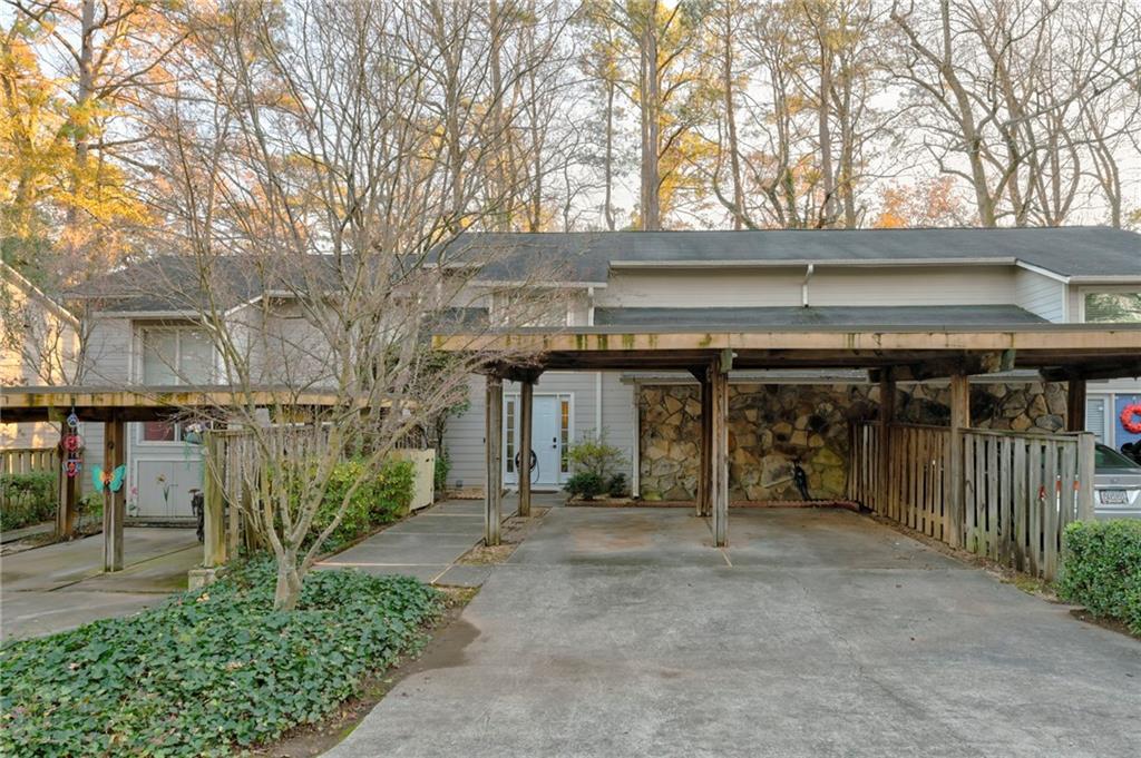 2075 Clairmeade Valley Road Northeast Atlanta, GA 30329 - Photo 16 of 51 a view of a house with a outdoor space