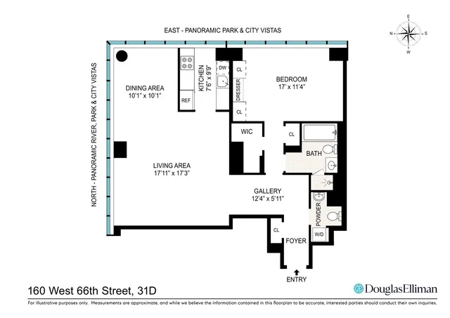 $6,500 | 160 West 66th Street, Unit 31D | Upper West Side