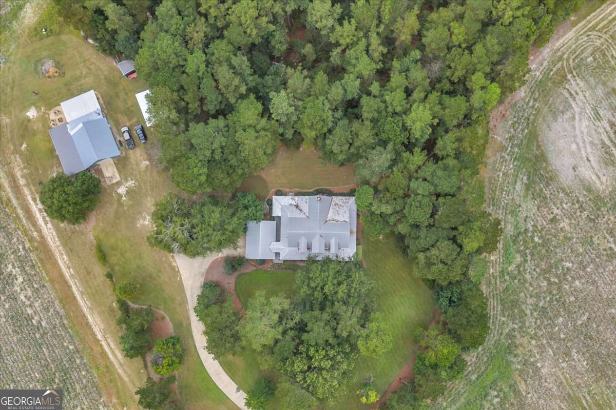 568 Hopewell Church Road Rhine, GA 31077 - Photo 62 of 79 an aerial view of a house with a yard
