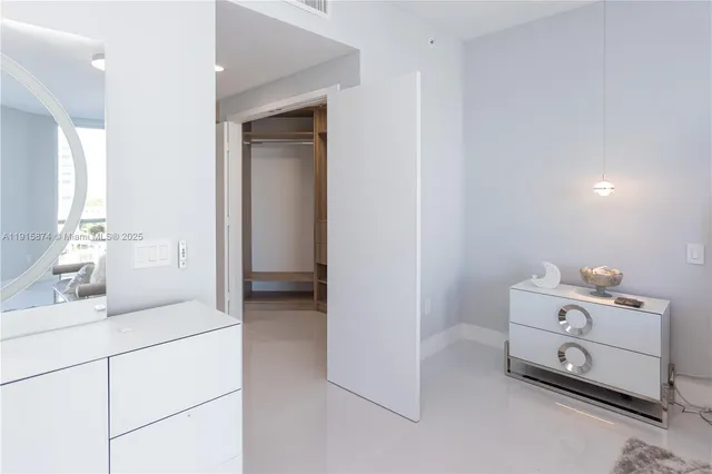 a room with a washing machine