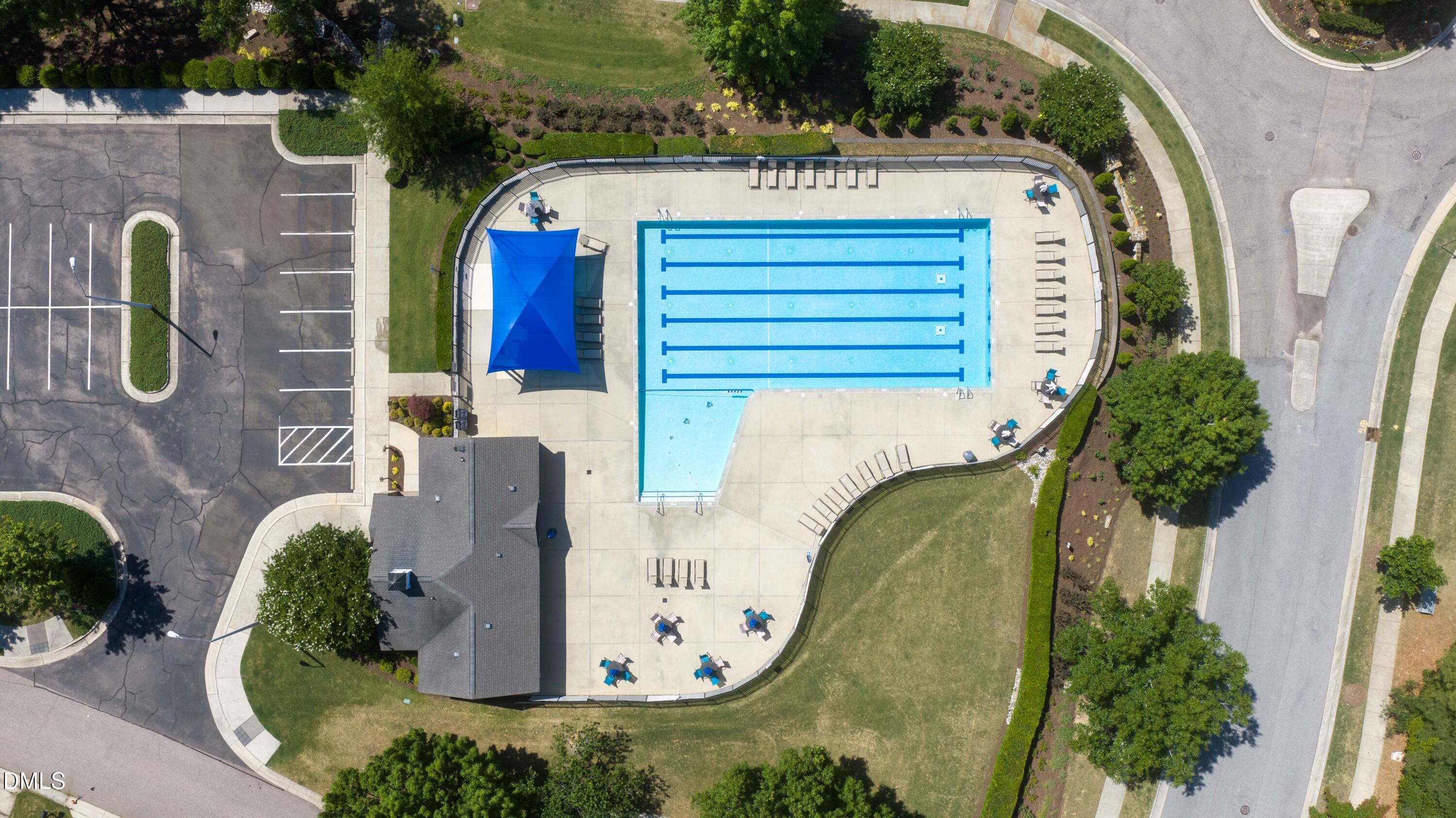 4400 Hillsgrove Road Wake Forest, NC 27587 - Photo 47 of 49 an aerial view of a multi story residential apartment building with entryway