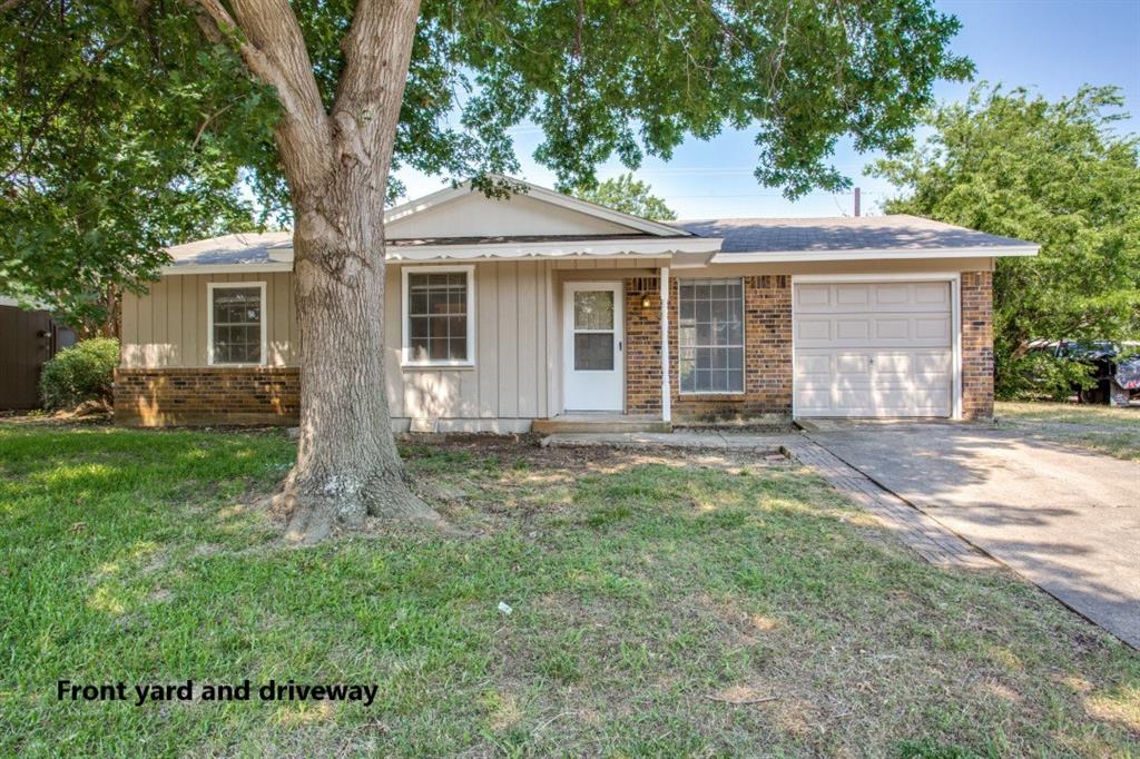 4001 Redstone Road Denton, TX 76209 - Photo 1 of 1 front view of a house with a yard