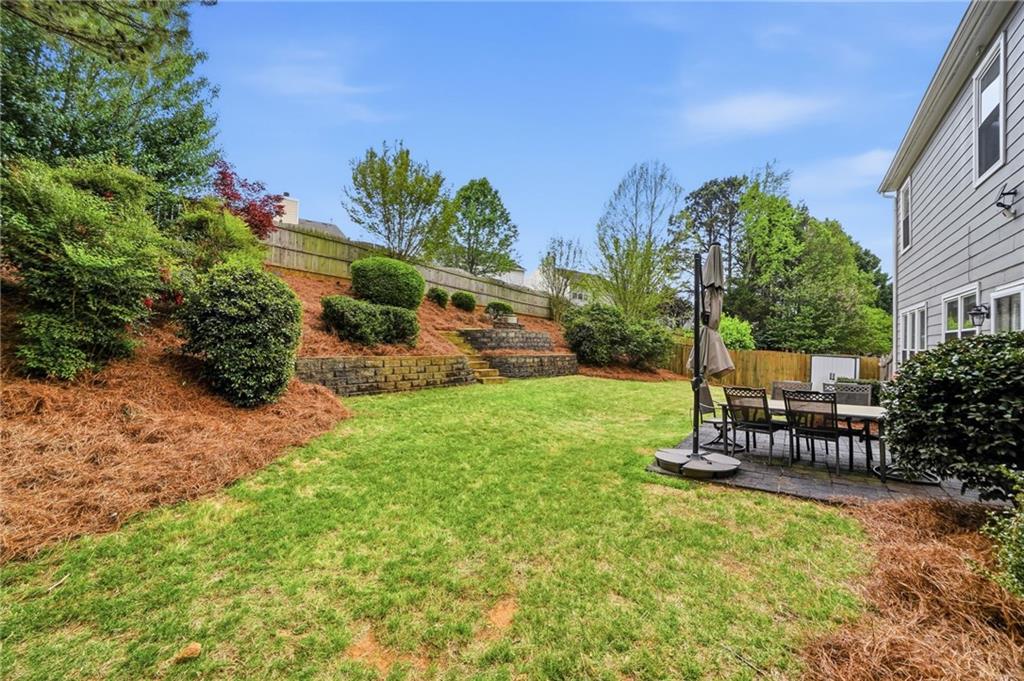 2135 Sugar Maple Lane Northwest Acworth, GA 30101 - Photo 43 of 59 a view of a backyard with sitting area