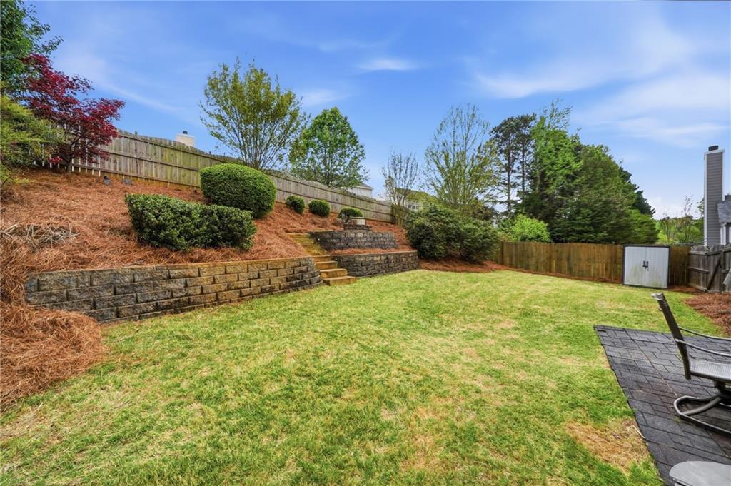 2135 Sugar Maple Lane Northwest Acworth, GA 30101 - Photo 44 of 59 a backyard of a house with lots of green space