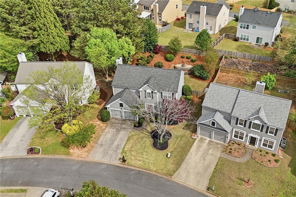 2135 Sugar Maple Lane Northwest Acworth, GA 30101 - Photo 51 of 59 an aerial view of a house with swimming pool