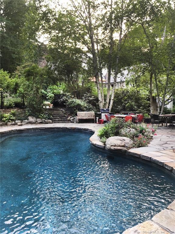 178 Ferris Hill Road New Canaan, CT 06840 - Photo 19 of 19 a view of a garden with patio