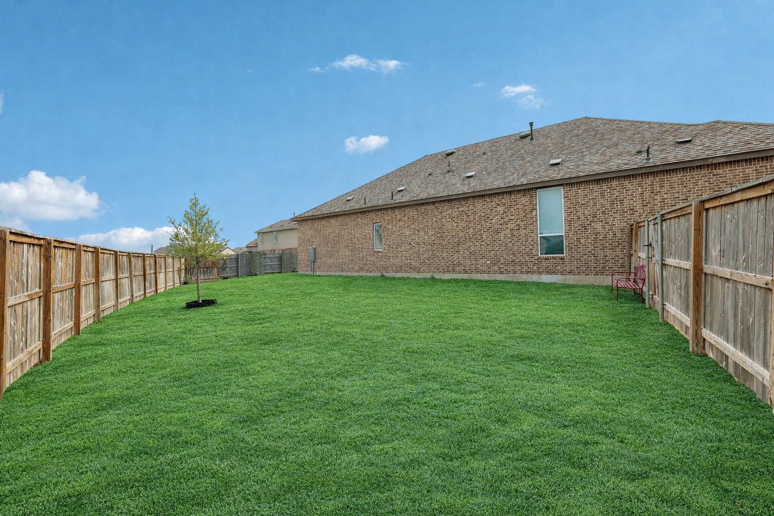 291 Billowing Way Kyle, TX 78640 - Photo 20 of 20 a view of a back yard