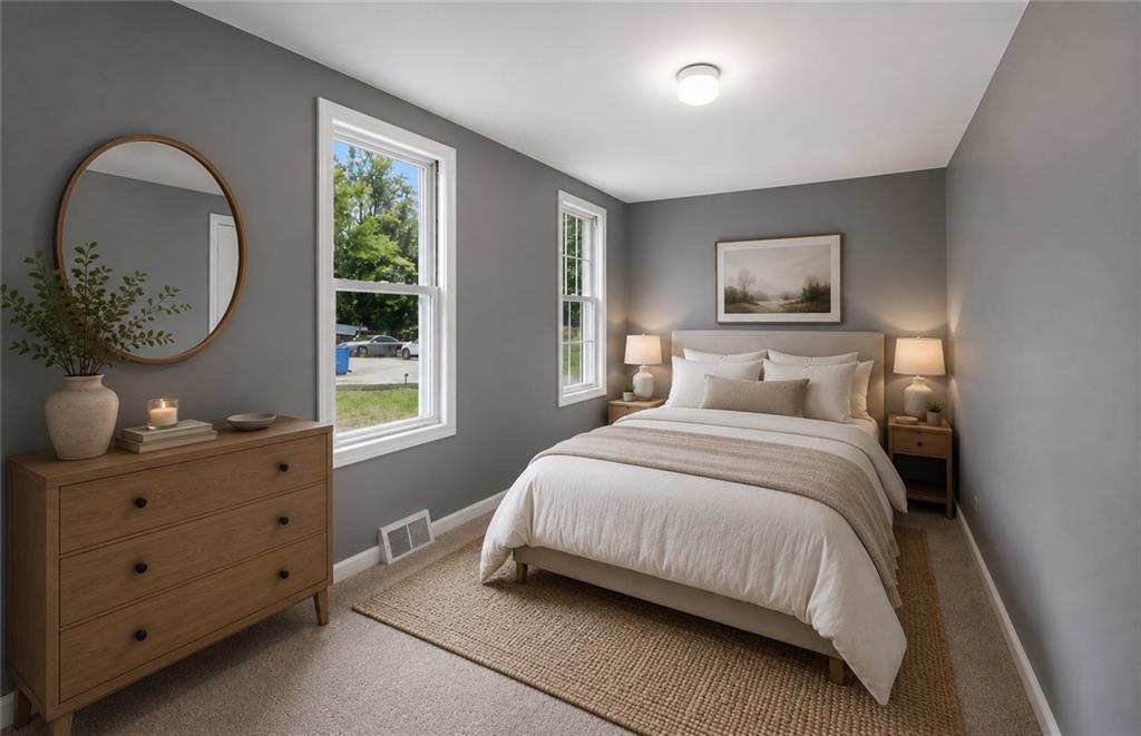 690 Brownstown Road Irwin, PA 15642 - Photo 18 of 24 3rd bedroom * virtually staged*