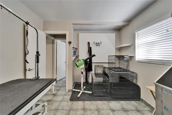 a bathroom with a sink and a shower