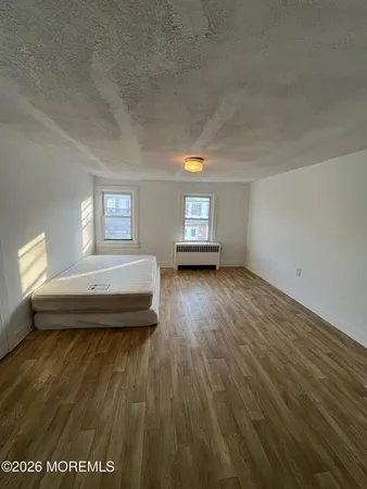 a front view of residential houses