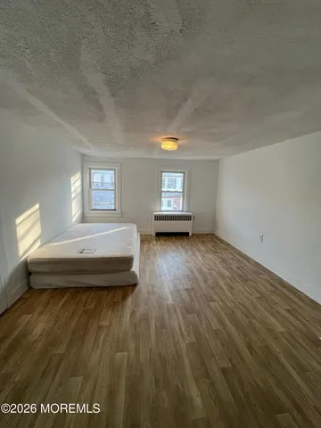 a front view of residential houses