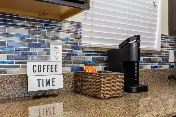 a front view of a building