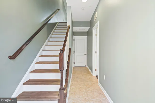 a view of front door of house