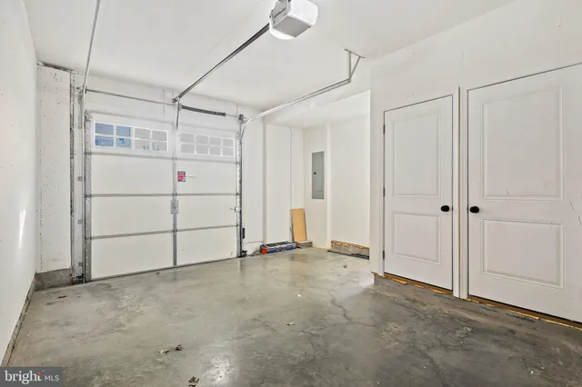 a front view of a building with street view