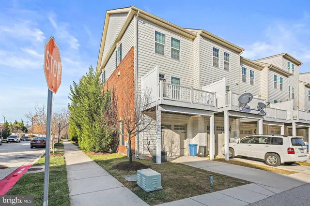 a front view of a building