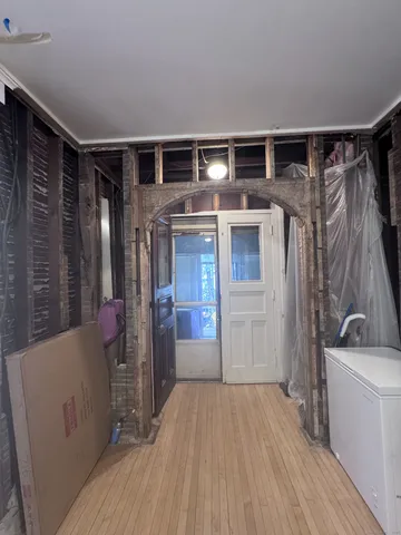 a view of a storage & utility room